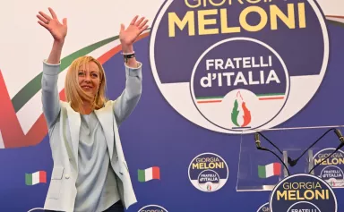 Italie : Le parti post-fasciste de Giorgia Meloni en tête des législatives