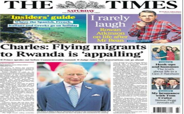 Le prince Charles «consterné» par l'expulsion de migrants vers le Rwanda