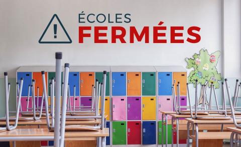 Les établissements scolaires ferment leurs portes pour au moins un mois