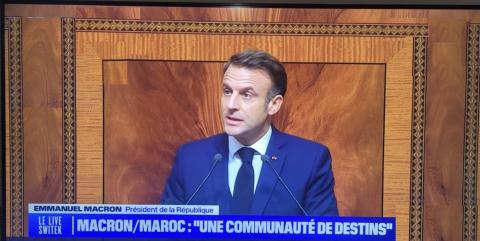 Macron -Parlement - Maroc