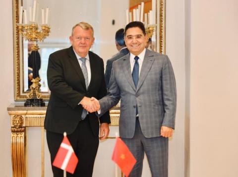 Nasser Bourita et Lars Løkke Rasmussen à Copenhague — Sahara marocain