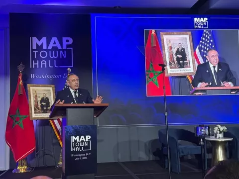 Youssef Amrani ambassadeur Maroc États-Unis Washington MAP Town Hall