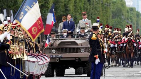 14-Juillet : Un défilé militaire sous le signe de la guerre aux portes de l'Europe