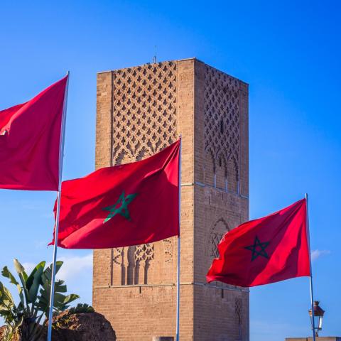 Drapeau marocain brûlé Aubervilliers 2026