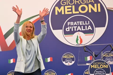 Italie : Le parti post-fasciste de Giorgia Meloni en tête des législatives