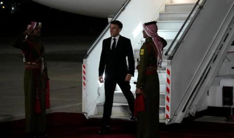 Après une visite en Israël, Macron rencontre le roi de Jordanie à Amman