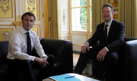 Annonce de 13 milliards d'investissements étrangers en France et rencontre Emmanuel Macron - Elon Musk