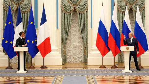 La tournée de Macron à Moscou et Kiev : "objectif atteint", selon l'Elysée
