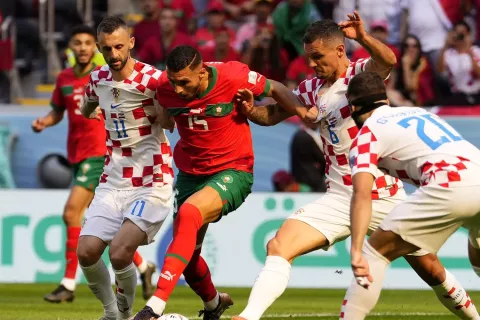 Le Maroc tient tête à la Croatie pour son premier match de la Coupe du monde
