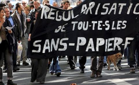 La France compterait «600 000 à 700 000» sans-papiers