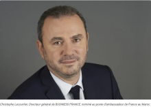 Le nouvel ambassadeur français à Rabat, Christopher Lecourtier