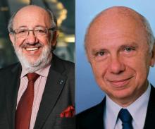 M. Louis Michel, Ministre d’État et M. Jacques Brotchi, Président honoraire du Sénat de Belgique