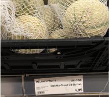 Melon Origine Maroc