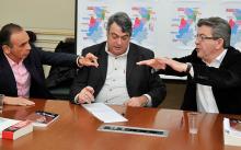 Débat inaudible entre Jean-Luc Mélenchon et Eric Zemmour