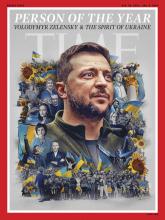 Volodymyr Zelensky et «l'esprit de l'Ukraine» personnalités de l'année 2022 pour Time magazine