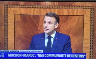 Macron -Parlement - Maroc