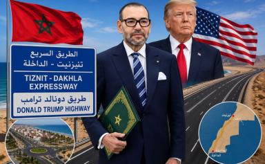 Trump et Mohammed VI — La voie express Tiznit-Dakhla rebaptisée Donald Trump Highway