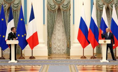 La tournée de Macron à Moscou et Kiev : "objectif atteint", selon l'Elysée