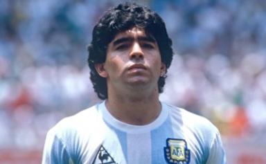 Le joueur argentin : Diego Maradona
